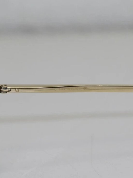 Cartier Sunglasses CT 0104SA-001 cat3 Black-Gold/Clear 145MM **READ** main image 6